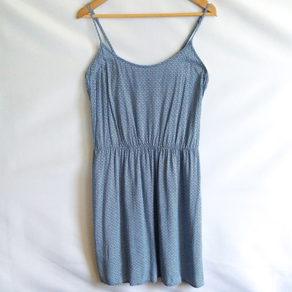 Old Navy Spaghetti Strap Blue Dress Size Large